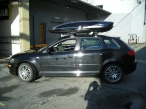 Thule Boxster Cargo Box on Audi A3