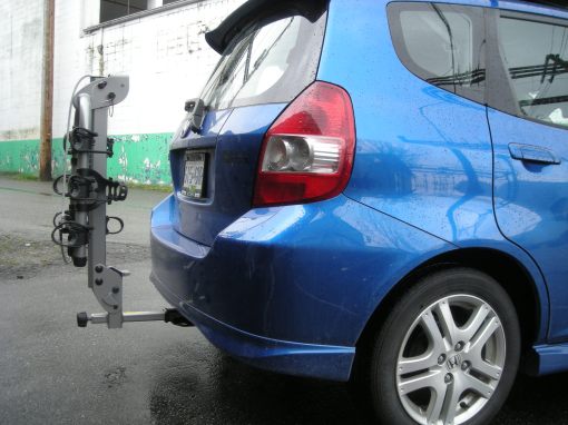 Helium and Hitch on Honda Fit